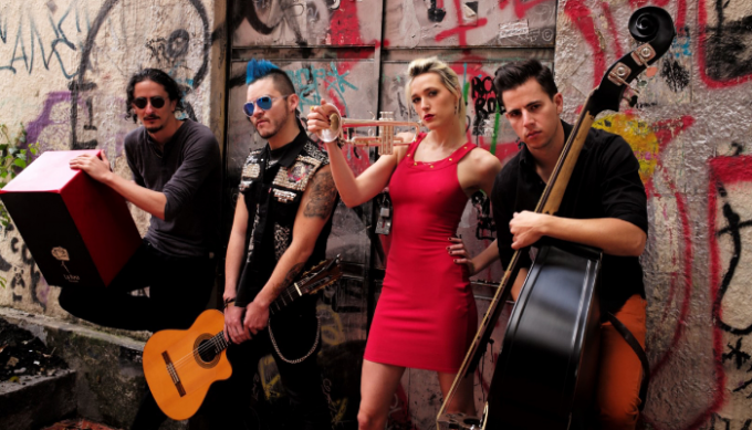 Jenny and The Mexicats at Strummers
